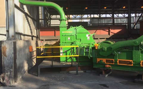 Precision Metallurgical Chipper for big wood chips